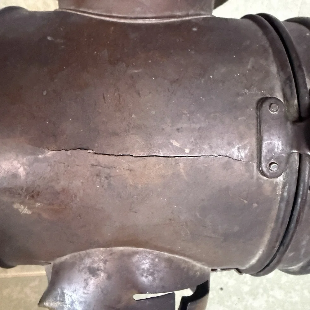 Antique Dietz Union Kerosene Driving Lamp Lantern Circa 1906 Side Mounts CLAMP